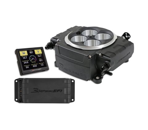 Fuel Injection - Sniper 2 EFI - Throttle Body - Square Bore - Aluminum - Black Power Coat - Kit