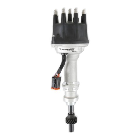 Distributor - Sniper EFI Hyperspark - Hall Effect Pickup - HEI Style Terminal - Black - Small Block Ford - Each
