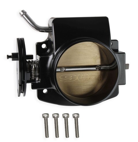 Throttle Body - Sniper EFI - Stock Flange - 90 mm Single Blade - Aluminum - Black Anodized - GM LS-Series - Each
