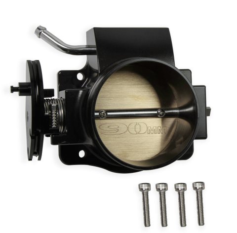 Throttle Body - Sniper EFI - 90 mm Single Blade - Sniper EFI Logo - Aluminum - Black Anodized - Ford Coyote - Each