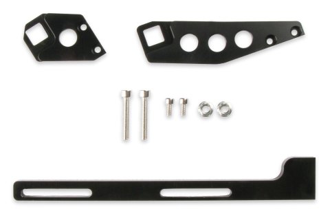 Throttle Cable Bracket - Sniper EFI - Manifold Mount - Aluminum - Black Anodized - Sniper EFI Fabricated Intakes - LS3 - GM LS-Series - Each
