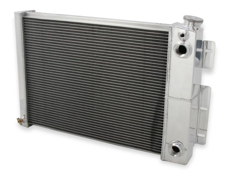 Radiator - Frostbite - 26 in W x 18.5 in H x 2.219 - Crossflow - Passenger Side Outlet - Passenger Side Inlet - Aluminum - Polished - GM LS-Series - GM A-Body / F-Body / X-Body 1962-69 - Each