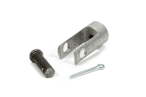 Rod End - Clevis - 3/8 in Bore - 5/16-24 in Right Hand Female Thread - 5/8 in Slot - Pin - Aluminum - Natural - Howe Floor Mount Clutch Pedal - Each