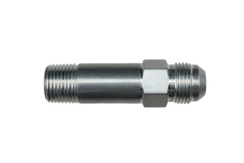 Fitting - Adapter - Straight - 10 AN Male to 1/2 in NPT Male - Aluminum - Natural - Each