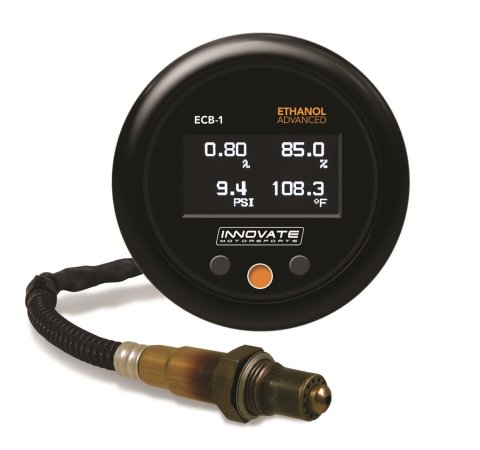 Gauge Kit - Digital - ECB-1 - Ethanol Content / Fuel Temperature / Vacuum / Boost Pressure / Wideband O2 - Multifunction - Ethanol Sensor Included - Kit