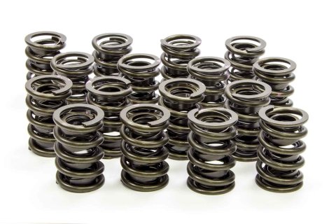 Valve Spring - SP-Series - Dual Spring / Damper - 440 lb/in Spring Rate - 1.150 in Coil Bind - 1.530 in OD - Set of 16