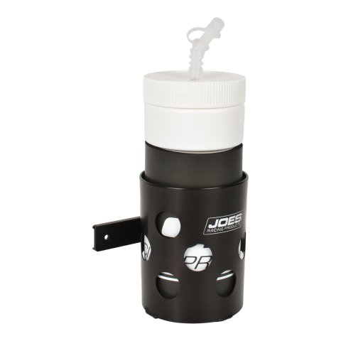 Drink Bottle Kit - Panel Mount - Bottle / Mount Included - Aluminum - Black Anodized - Kit