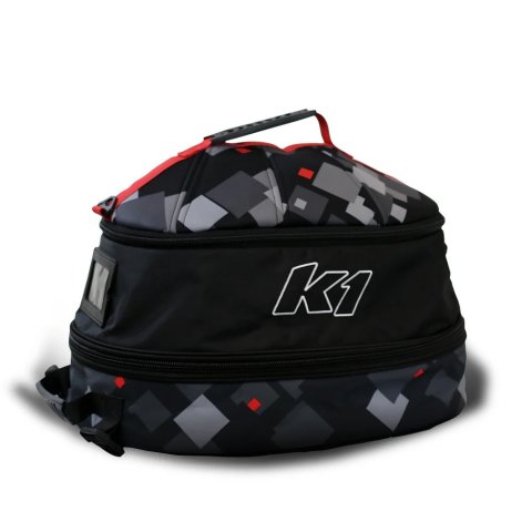 Helmet Bag - Razor - Fleece Lined - Zipper Closure - Polyester - Black / Red / Gray - Each