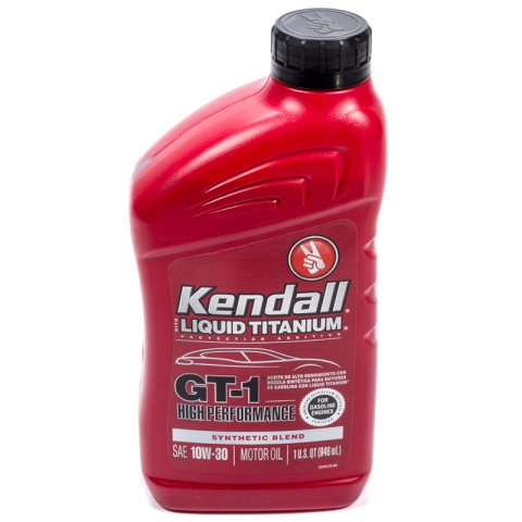 Motor Oil - GT-1 High Performance - 10W30 - Semi-Synthetic - 1 qt Bottle - Each