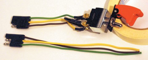 Toggle Switch - On / Off / Momentary - 40 amps - 12V - Safety Cover - Each