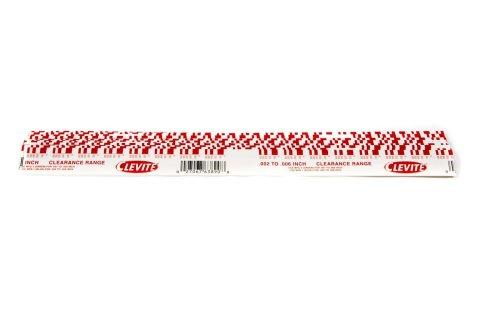 Plastigage - 0.002-0.006 in Measurement Range - 11 in Long - Red - Set of 12