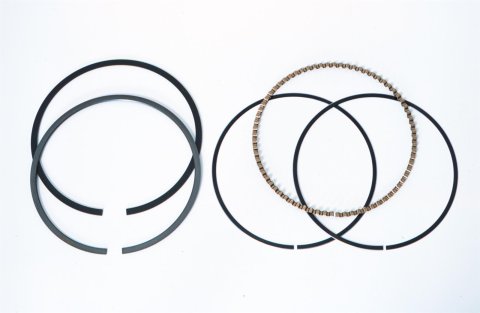 Piston Rings - 4.170 in Bore - File Fit - 1.0 x 1.0 x 2.0 mm Thick - Standard Tension - Iron - Plasma Moly - 1-Cylinder - Kit