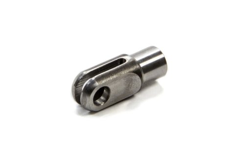 Tube End - Weld-On - Clevis - 0.130 in Slot - 5/16 in Bore - 5/8 in Tube - 0.058 in Wall - Chromoly - Natural - Each