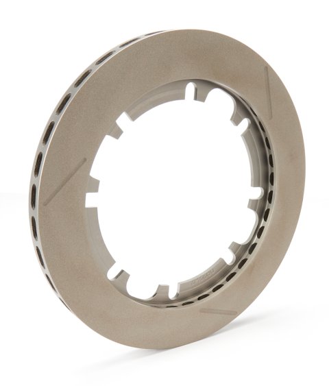Brake Rotor - Front - 11.75 in OD - 0.810 in Thick - 8 x 7.000 in Bolt Pattern - Titanium - Gray Ceramic - Each