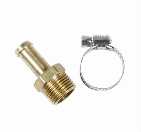 Fitting - Adapter - Straight - 3/8 in NPT Male to 3/8 in Hose Barb - Brass - Natural - Each