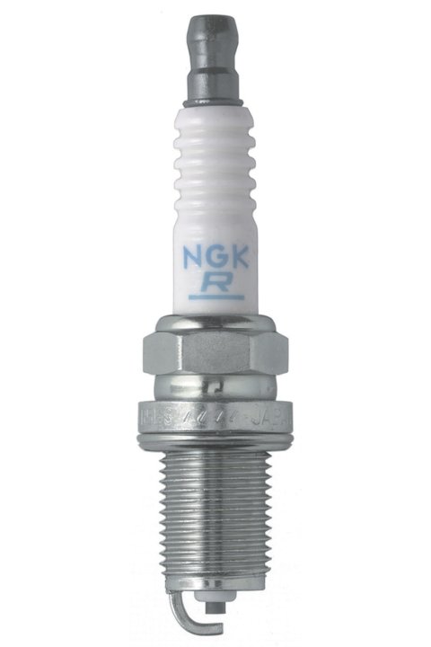 Spark Plug - NGK Standard - 14 mm Thread - 0.749 in Reach - Gasket Seat - Stock Number 5553 - Resistor - Each