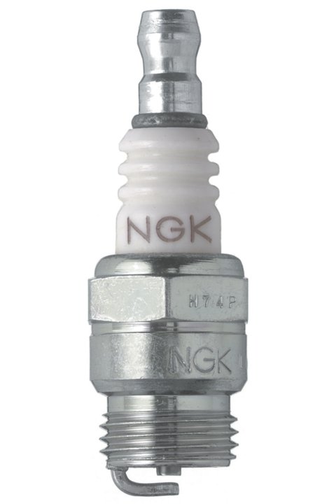 Spark Plug - NGK Standard - 14 mm Thread - 0.370 in Reach - Tapered Seat - Stock Number 6221 - Non-Resistor - Each