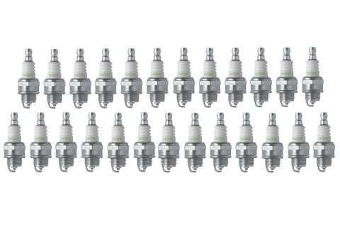 Spark Plug - NGK Standard - 14 mm Thread - 0.370 in Reach - Gasket Seat - Stock Number 92628 - Non-Resistor - Set of 25