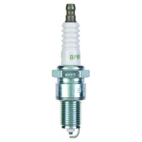 Spark Plug - NGK V-Power - 14 mm Thread - 0.749 in Reach - Gasket Seat - Stock Number 1233 - Resistor - Each
