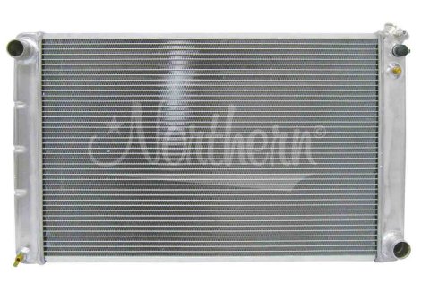 Radiator - 30.75 in W x 18.625 in H x 3.125 in D - Driver Side Inlet - Passenger Side Outlet - Aluminum - GM Fullsize Car 1967-87 / Fullsize Truck 1973-81 - Each