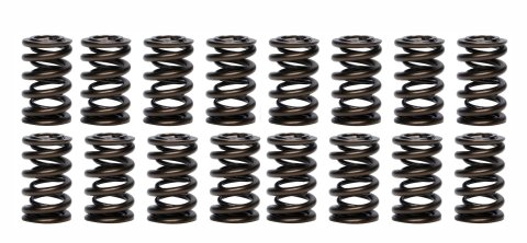 Valve Spring - 1200 Series Circle Track - Dual Spring - 610 lb/in Spring Rate - 1.115 in Coil Bind - 1.260 in OD - Set of 16
