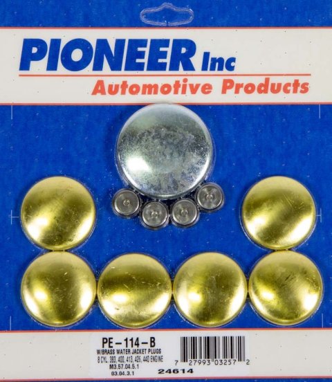Freeze Plug - Complete Engine - Brass - Natural - Mopar B / RB-Series - Kit