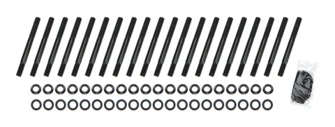 Cylinder Head Stud Kit - 12 Point Head - Chromoly - Black Oxide - Ford Cleveland - Kit