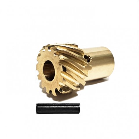 Distributor Gear - 0.491 in Shaft - Standard Rotation - Bronze - Natural - Chevy V8 - Each