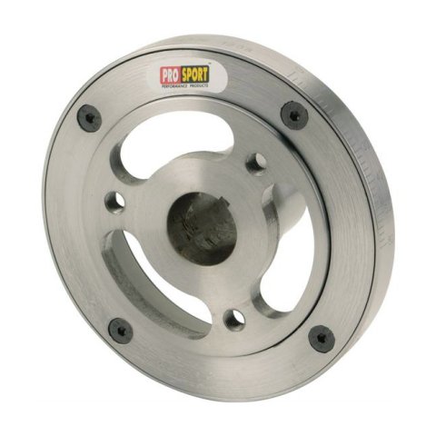 Harmonic Balancer - Pro Sport - Ultra Low Weight - 6.1 in OD - SFI 18.1 - Iron - Natural - Internal Balance - Small Block Chevy - Each