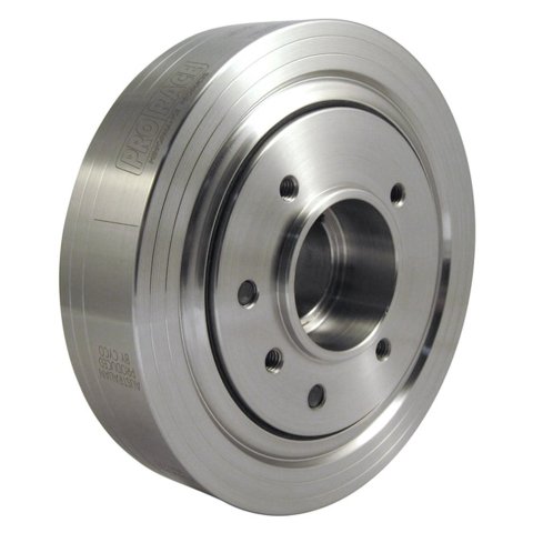 Harmonic Balancer - Pro Racer - 6.61 in OD - SFI 18.1 - Iron - Natural - External Balance - Oldsmobile V8 - Each