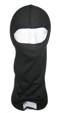 Head Sock - Single Eyeport - SFI 3.3 - Single Layer - Moisture Wicking - Lenzing FR - Black - One Size Fits All - Each