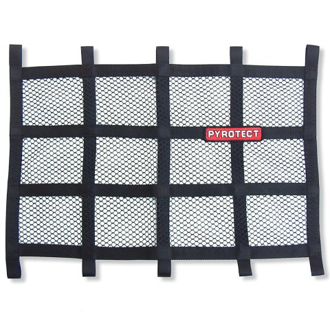 Window Net - SFI 27.1 - 1 in Webbing - 24 x 18 in Rectangle - Black - Each
