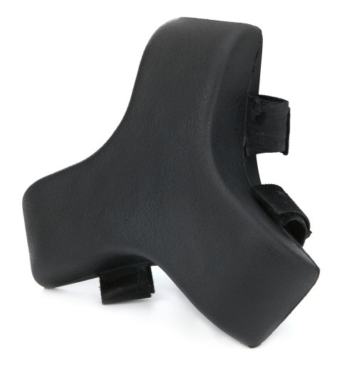 Steering Wheel Pad - Molded - Hook and Loop Attachment - Black - Each