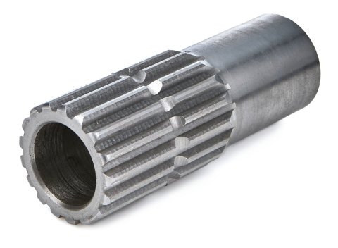 Disconnect Coupler - Steering - Weld-On - 3/4 in - Fine Spline - Steel - Natural - Quickcar 360 Degree Style Disconnect - Each