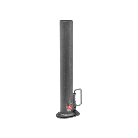 Gooseneck Coupler - Outer Tube Required - 4 Hole Adjustment - Locking Pin Included - Steel - Gray Paint - Reese 20K Hitch - Each
