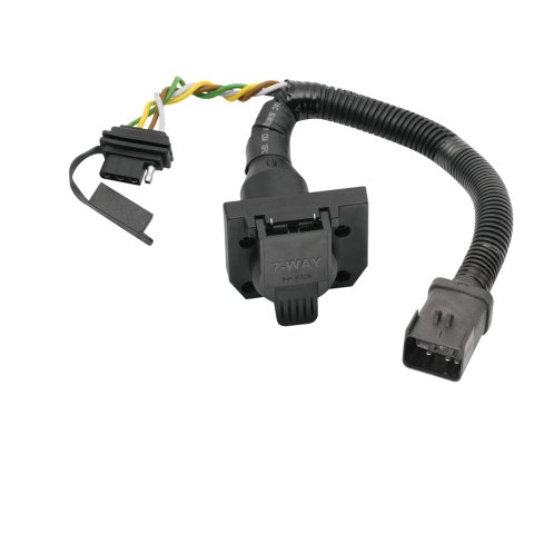 Trailer Light Wiring Harness - T-One Connector - Vehicle Side 4 Flat / 7 Way Combo - Brake / Tail Light / Turn Signal - Various Applications - Each