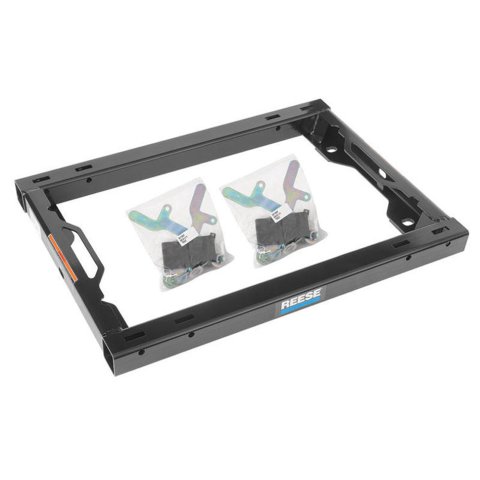 5th Wheel Rails - Mounting Hardware - Steel - Black Powder Coat - Select Standard Fifth Wheel Hitches - Ford OEM / Elite Series Under-Bed Rail Kits - Kit
