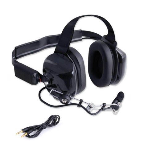 Headset - H80 Double Talk - 2-Way - 3.5 mm Input Jack - Linkable - Behind the Head - Plastic - Black - Each
