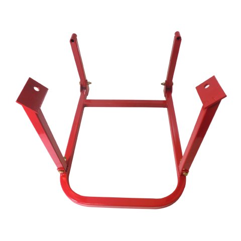 Engine Cradle - Foldable - 1 x 1 in Rectangle Tube - Steel - Red Paint - Big Block Chevy / Small Block Chevy - Each