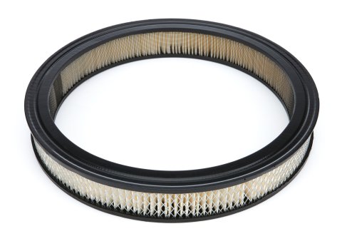 Air Filter Element - Round - 14 in Diameter - 2 in Tall - Wire Mesh Included - Paper - White - Universal - Each