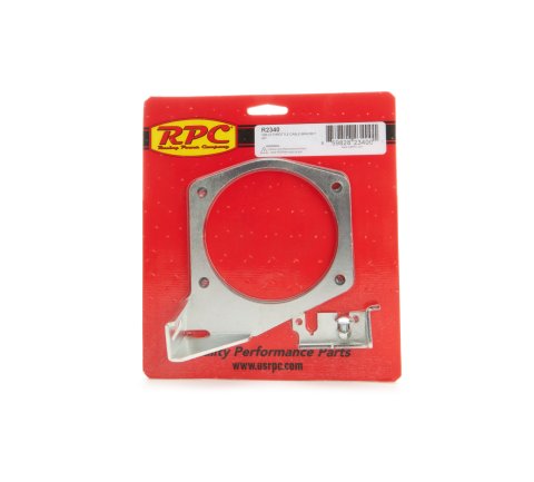 Throttle Body Bracket - Under Throttle Body Mount - Steel - Zinc Oxide - 92 / 102 mm Throttle Bodies - GM LS-Series - Each