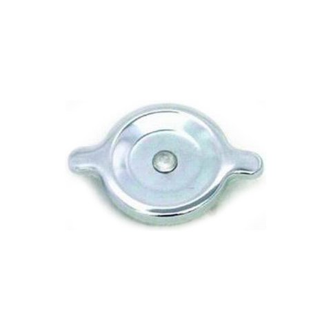 Oil Fill Cap - Twist-On - Round - Steel - Chrome - Each
