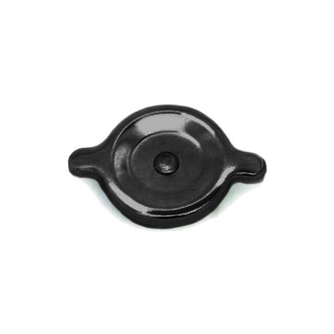 Oil Fill Cap - Twist-On - Round - Steel - Black Paint - Each