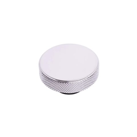 Radiator Cap - 16 lb - Round - Knurled Grip - Aluminum - Chrome - Each