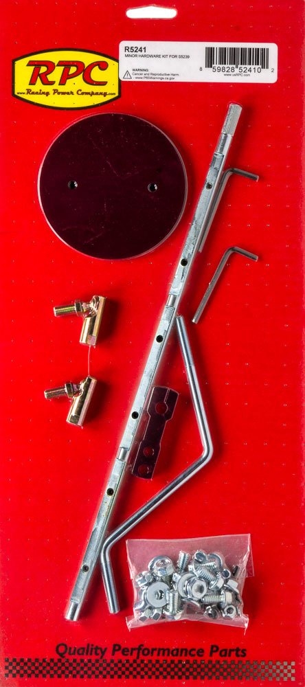 Air Cleaner Hardware - Butterflies / Shafts / Z-bar / Hardware Included - RPC Finned Polished Aluminum Street Rod Air Scoop - Kit