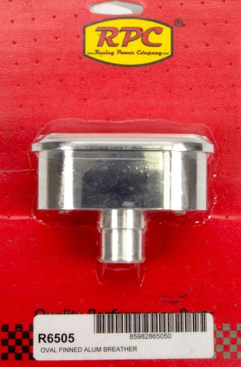 Breather - Nostalgic - Push-In - Oval - 1-1/4 in Hole - Aluminum - Polished - Finned - Each