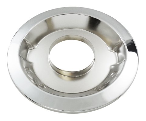 Air Cleaner Base - High Lip - 14 in Round - 5-1/8 in Carb Flange - Dropped Base - High Lip - Steel - Chrome - Each