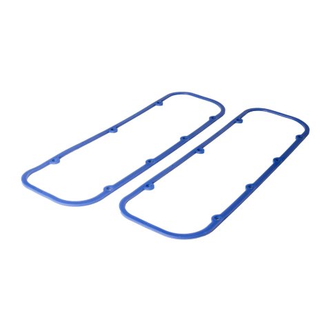 Valve Cover Gasket - 0.187 in Thick - Steel Core Silicone Rubber - Big Block Chevy - Pair