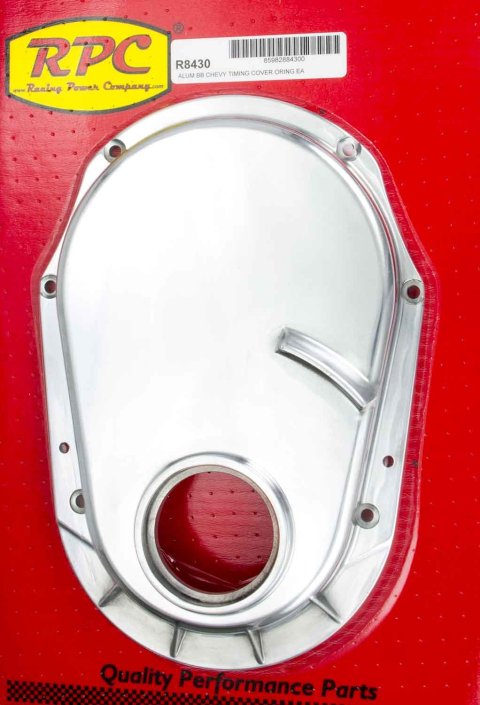 Timing Cover - 1-Piece - Aluminum - Polished - Gen VI - Big Block Chevy - Each