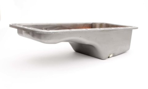 Engine Oil Pan - Front Sump - Stock Depth - Steel - Natural - Ford FE-Series - Each